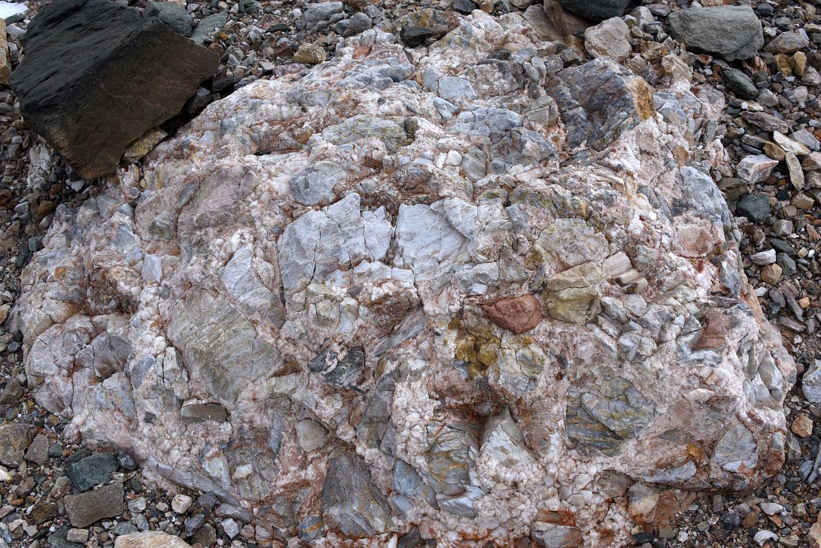 13D Colourful Rocks In The Rock Filled Valley Leading To Elephants Head Near Union Glacier Camp Antarctica